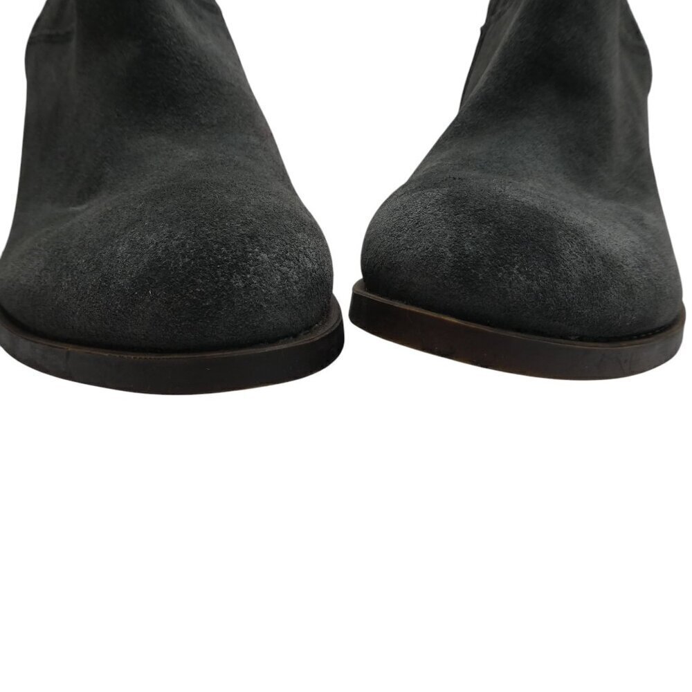 Lucky Brand Eller Blue Suede Western Heeled Ankle Boots Womens 10 - Picture 7 of 12